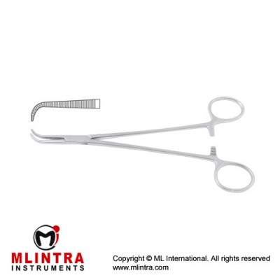 Mini-Gemini Dissecting and Ligature Forcep Curved Stainless Steel, 28.5 cm - 11 1/4"